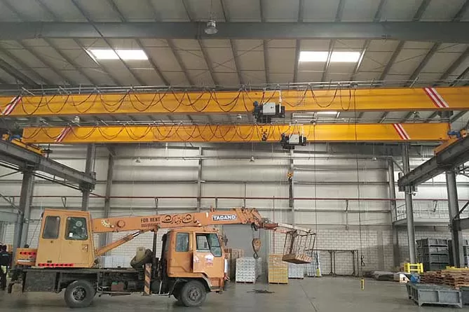 European single girder overhead crane