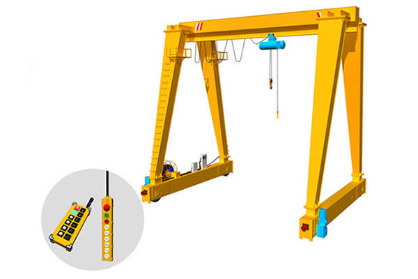 5t Single Girder Gantry Cranes