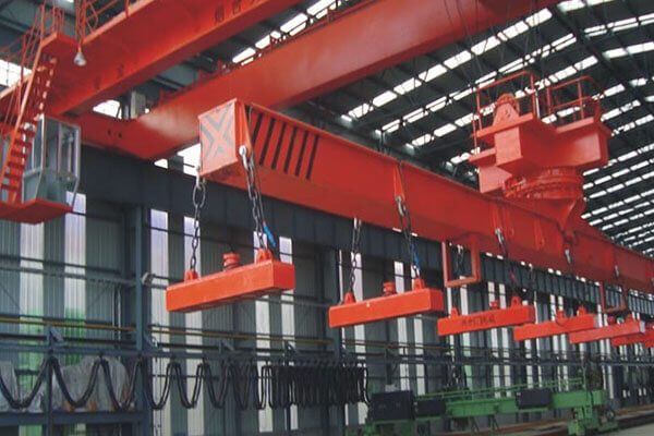 5t Overhead Crane with Electromagnetic Beam